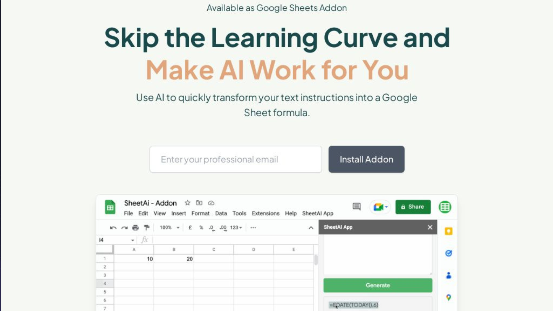 Sheet AI SSB Official